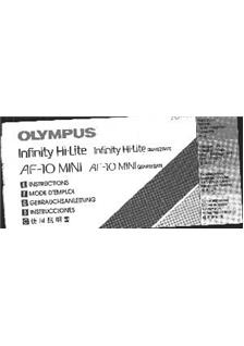 Olympus AF 10 Mini manual. Camera Instructions.